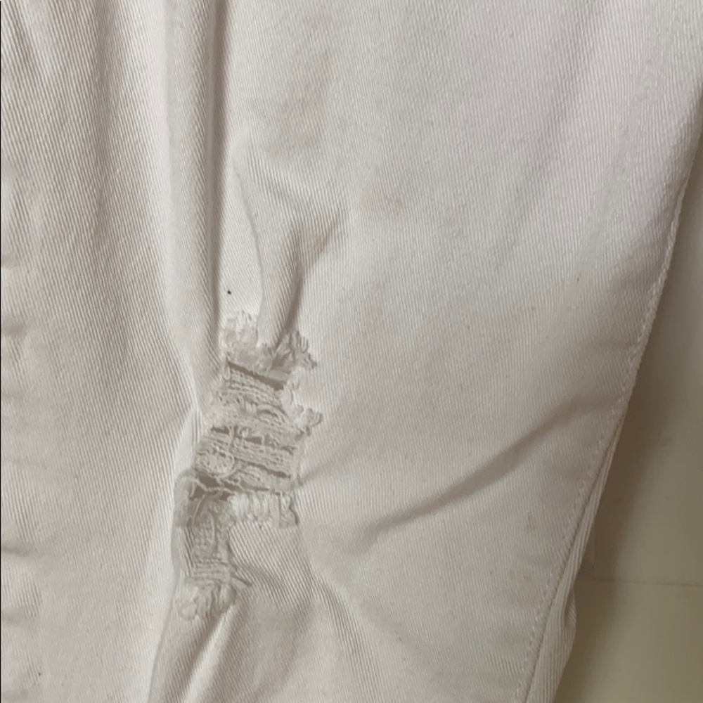 White Ripped Jeans - Picture 3 of 5